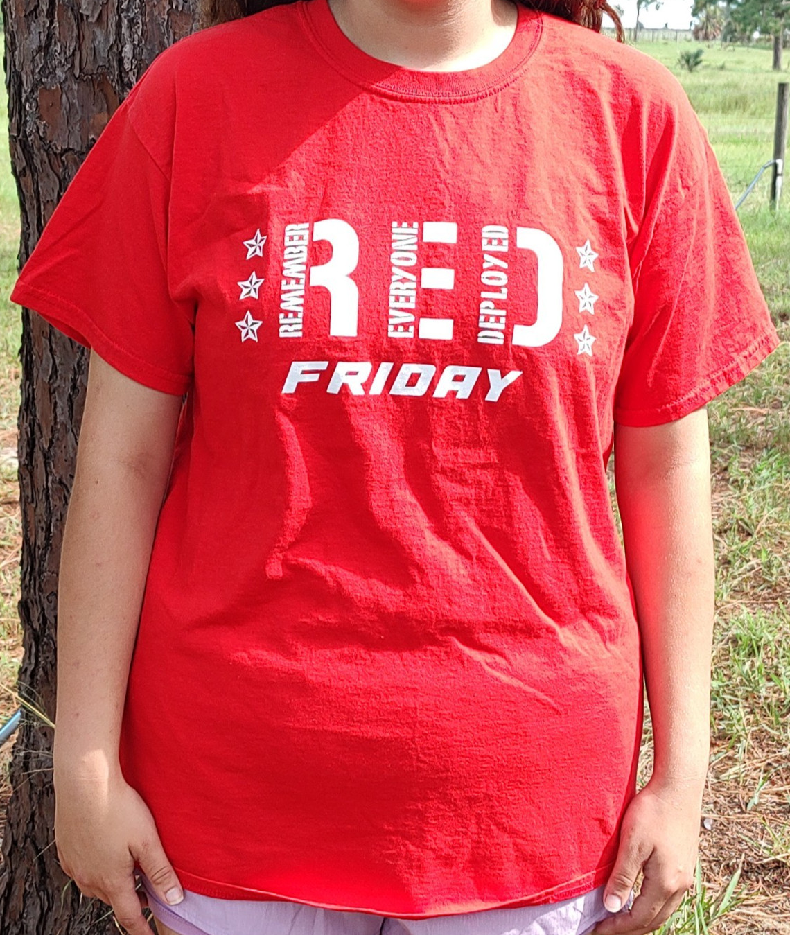 R.E.D. Friday – Remember Everyone Deployed – Red T-shirt