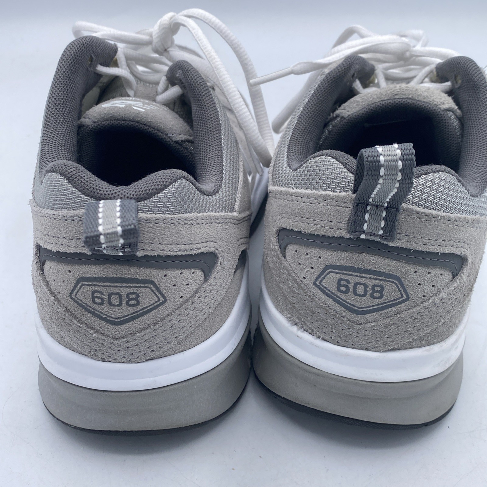 New Balance 608 Castlerock Grey Suede Sneakers Size 8.5 MX608UG5