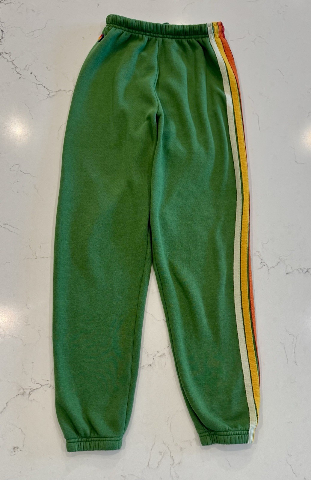 Set! Aviator Nation 5 Stripe Palm Green Hoodie S w/ Sweatpants XS. Worn 2x!