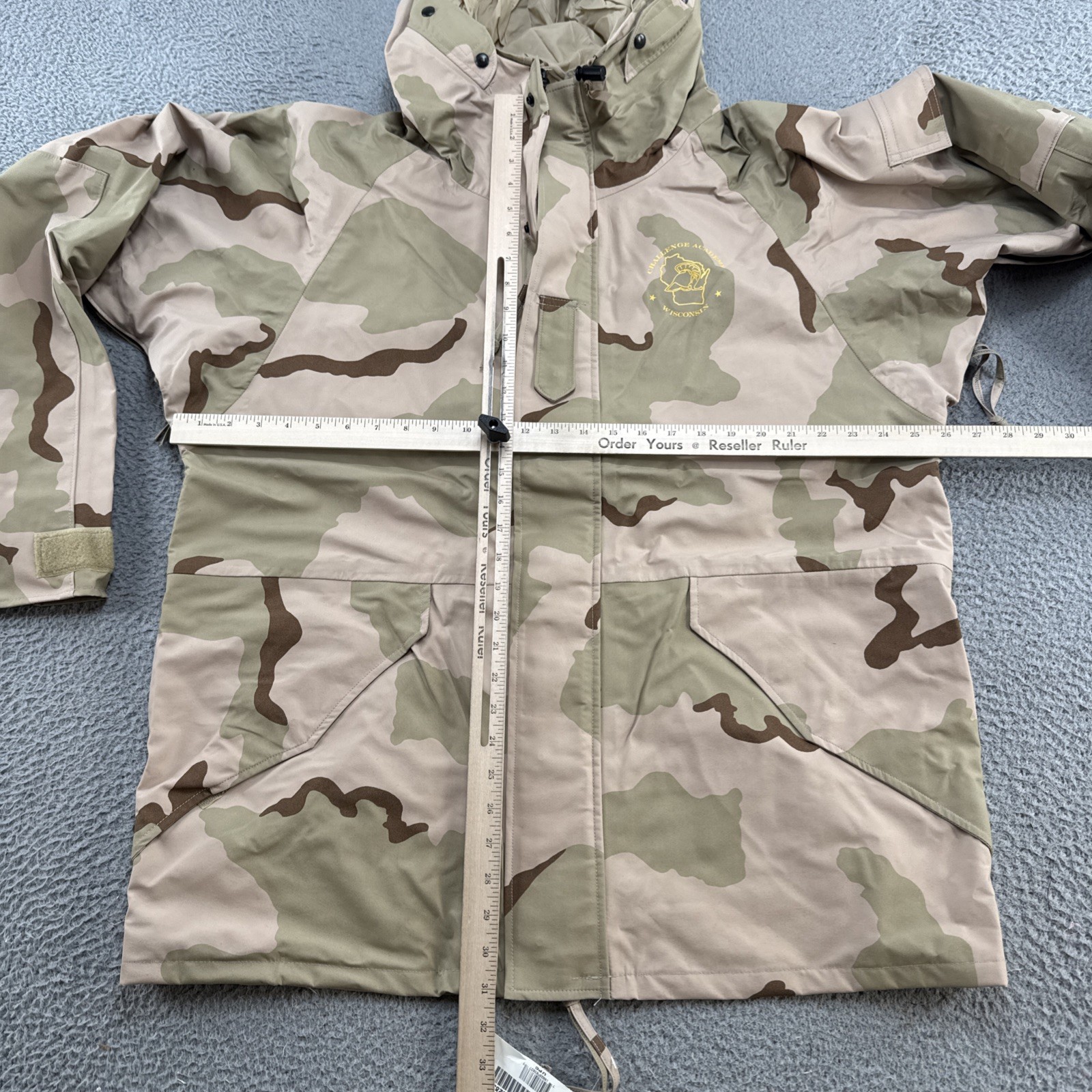 US Military Jacket Mens Desert Cold Weather Parka L Long NEW WI Challenge Long