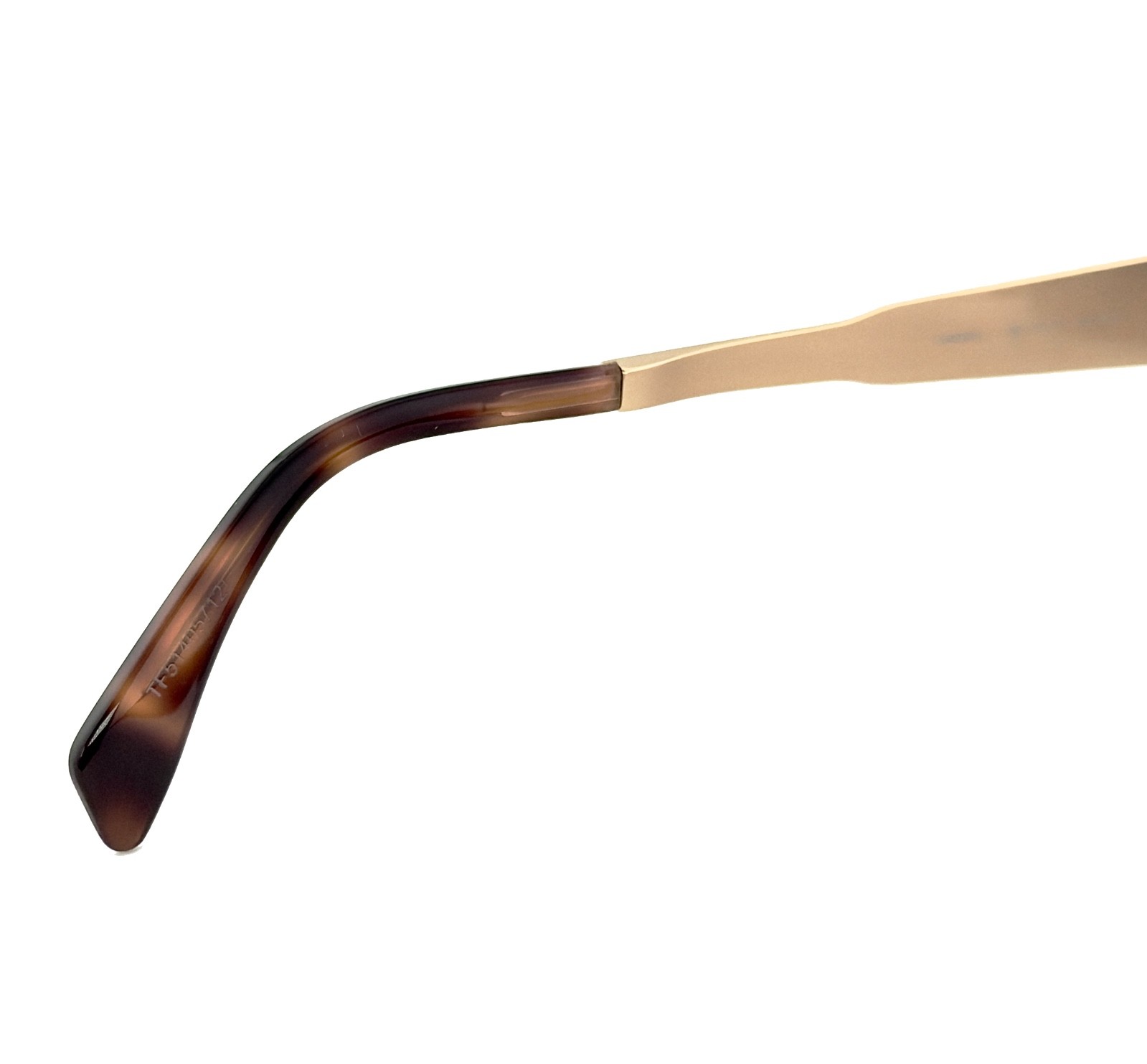 CELINE CL40254U 40254 METAL TRIOMPHE Rose Gold Oval Unisex Sunglasses 28A