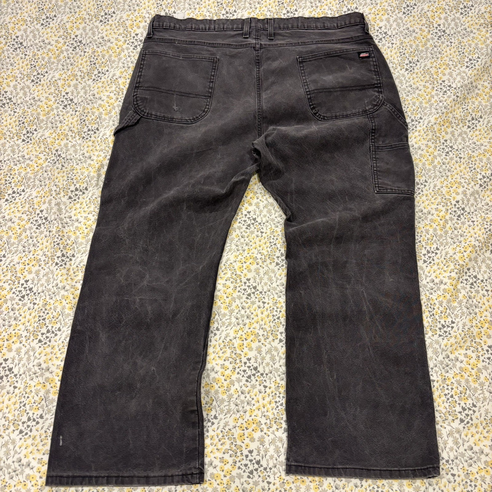 Dickies Men’s 42 Carpenter Dark Grey Straight Leg Jeans Casual Workwear 42×30