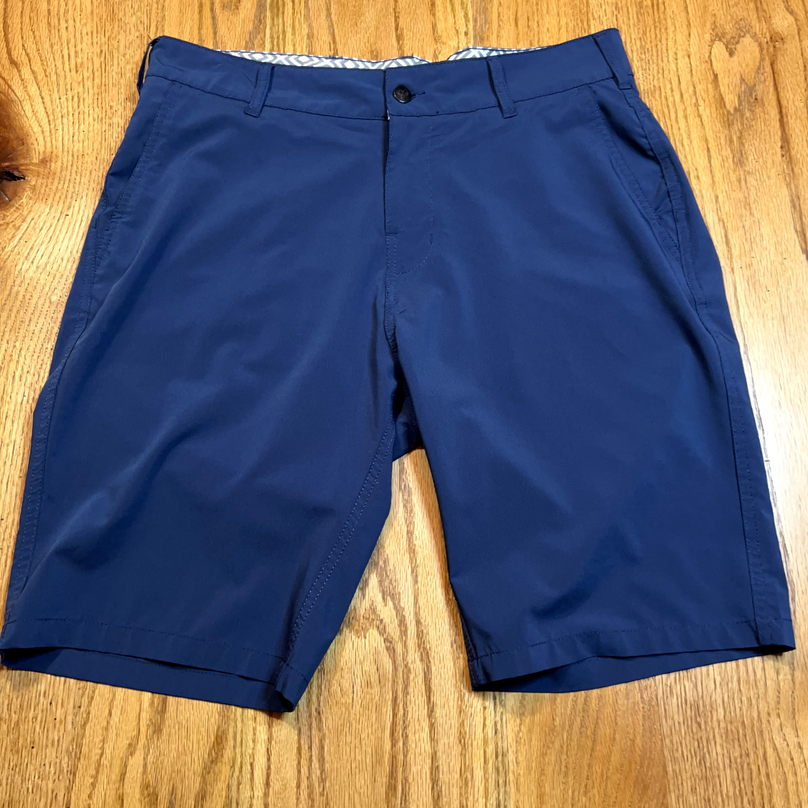 Trunks Men’s Multi Functional Shorts Size 34 Chino Performance Lightweight Blue