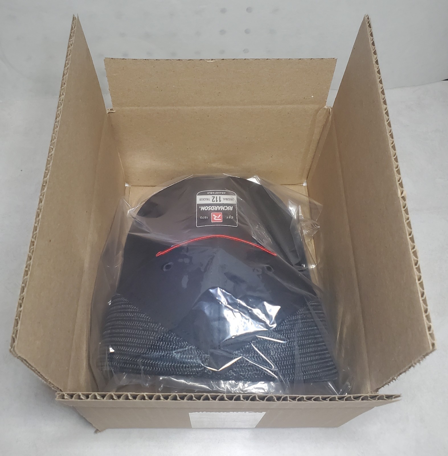 McLaren Embroidered Patch On Flexfit 6377 Black L/XL 7 1/4″ – 7 5/8″