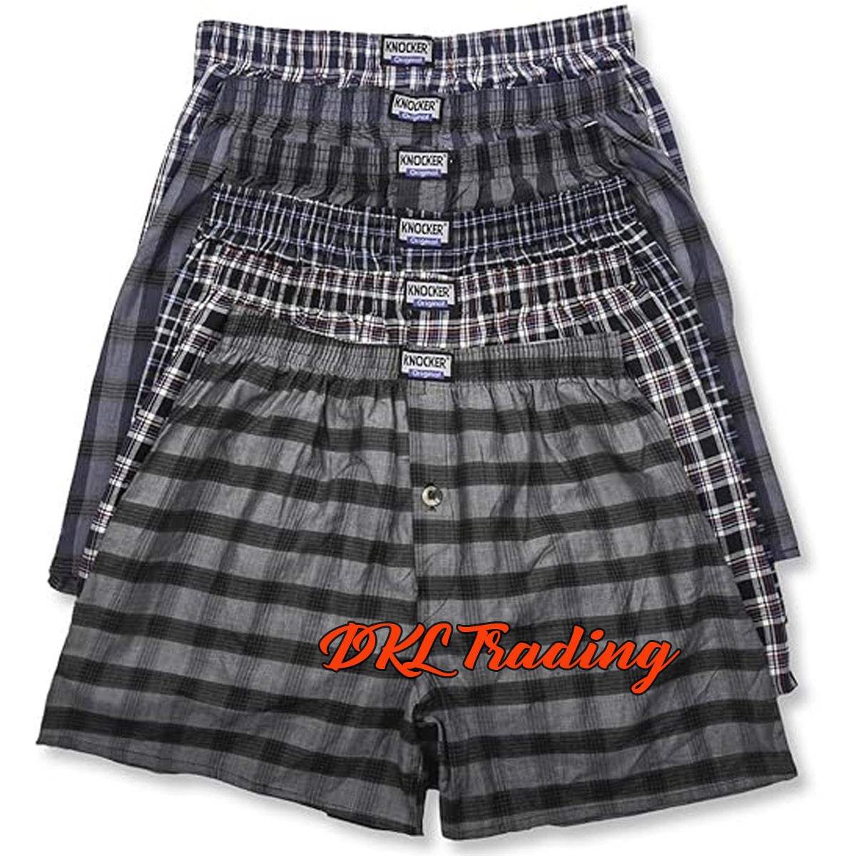 3-12 Pack Men’s Boxers Underwear Pack Cotton Boxer Shorts Assort Size S-3XL Lot