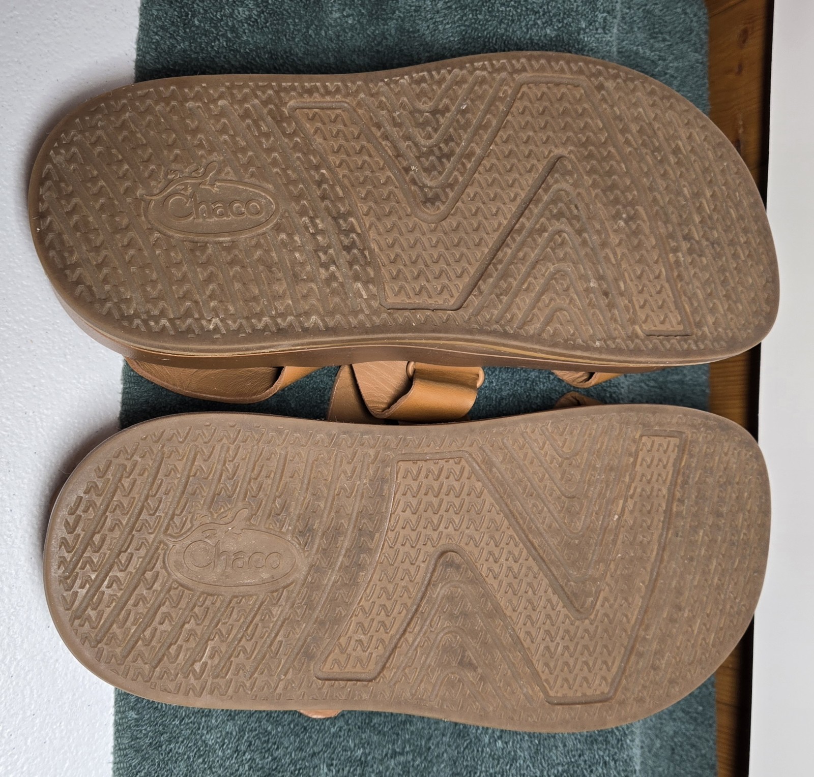 Chaco Lowdown Slide Sandals Women’s Size 9 Brown Adjustable Leather Straps EU 40