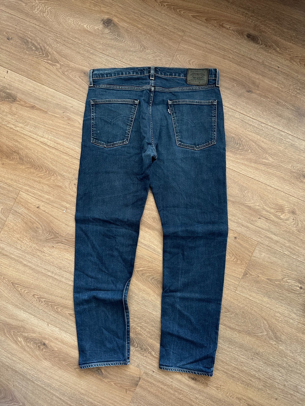 Levis 502 Taper Crafted Japan Selvedge Jeans Men Size 36×32
