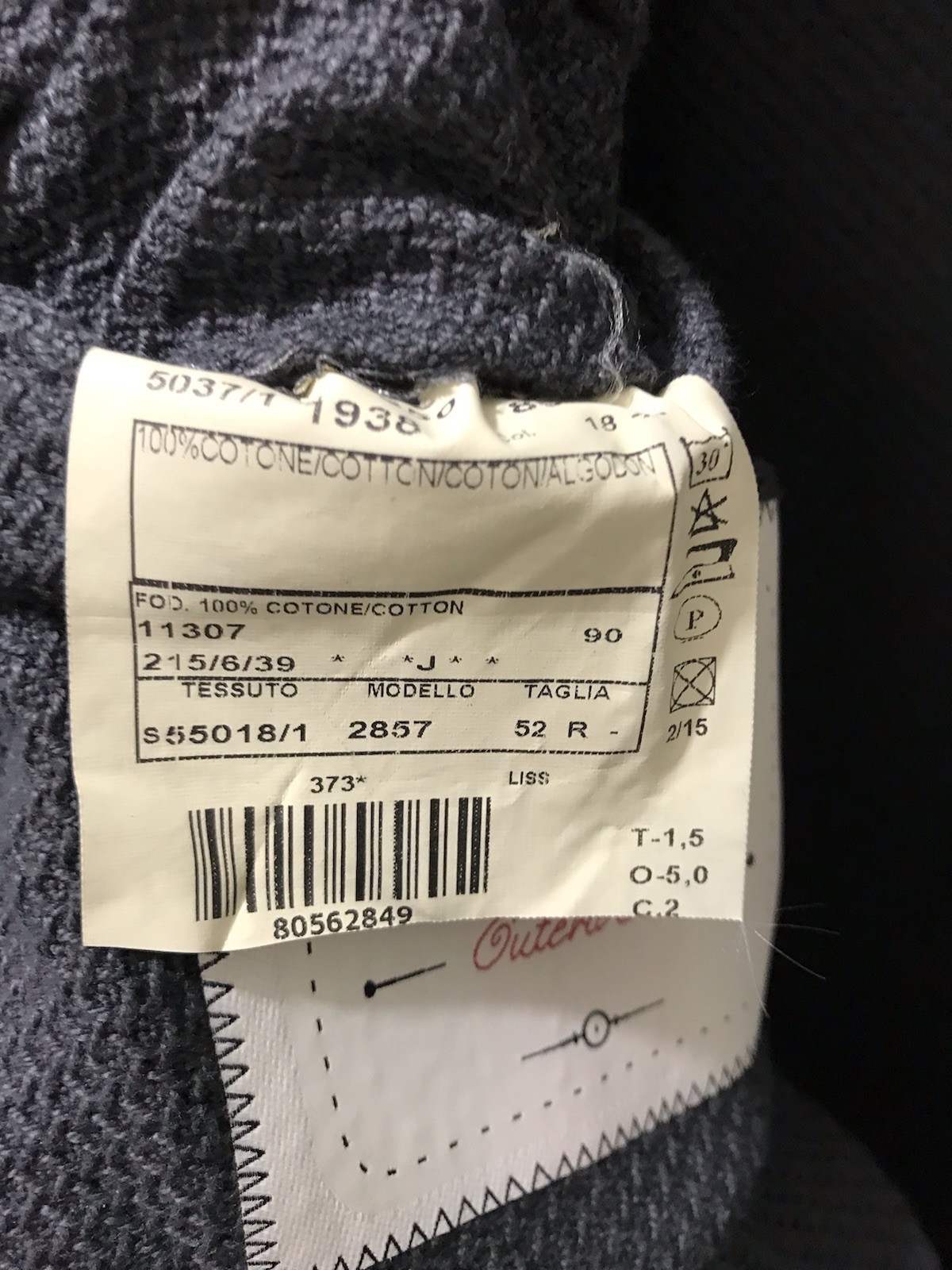 L.B.M. 1911 sartorial essential cotton sport coat 52/42US NWT$1695 Temp.Big Sale