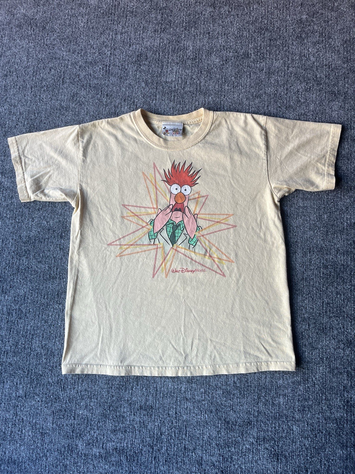 Vtg Walt Disney World Kids T-shirt Size M Beaker Muppets Graphic Tee Theme Park
