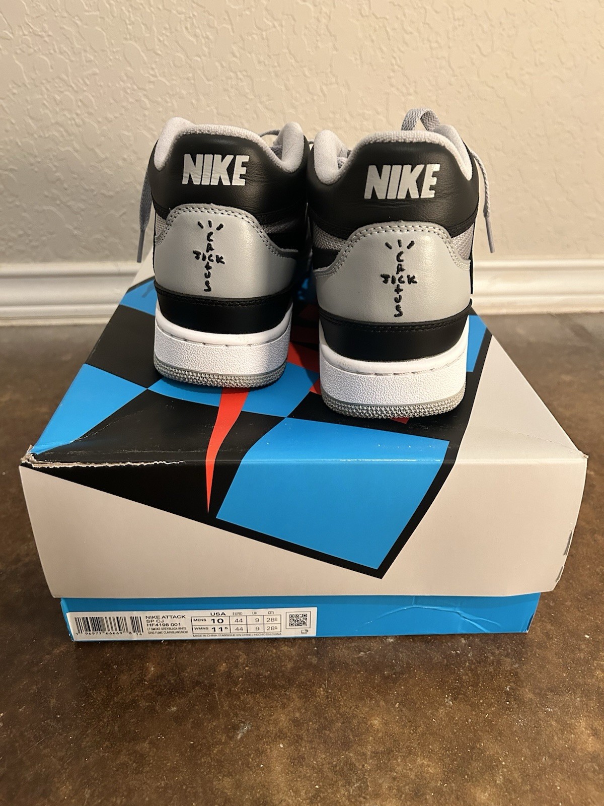 Nike Travis Scott Mac Attack SP Cactus Mac Light Smoke Grey HF4198-001