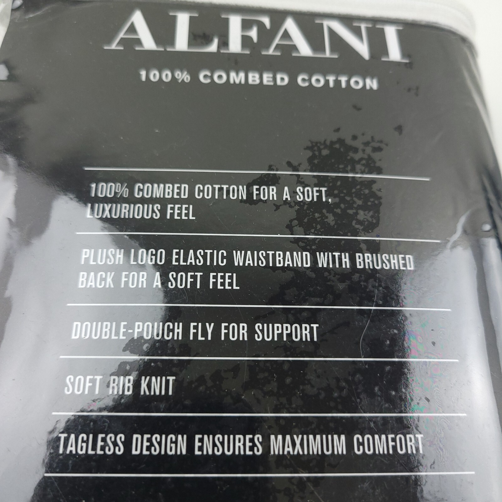 Alfani Large L Briefs 5-Pack Solid White – Tagless 100% Cotton Classic Mens NWT