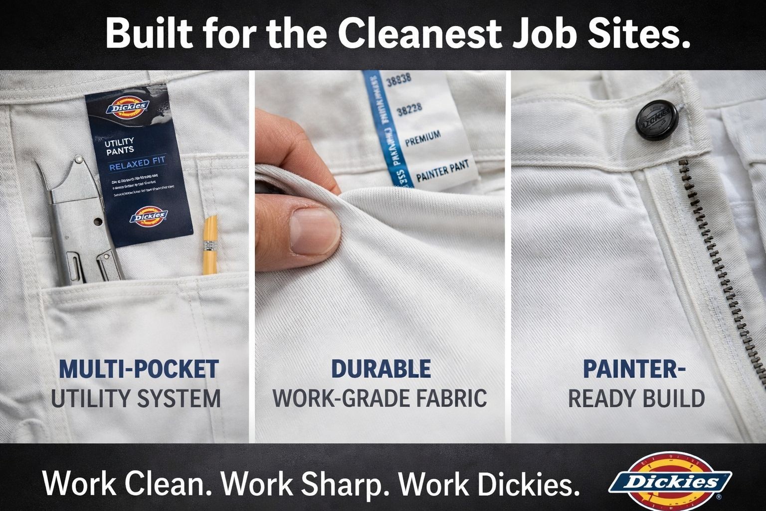 Dickies WP820 Relaxed Fit Premium Utility Pant