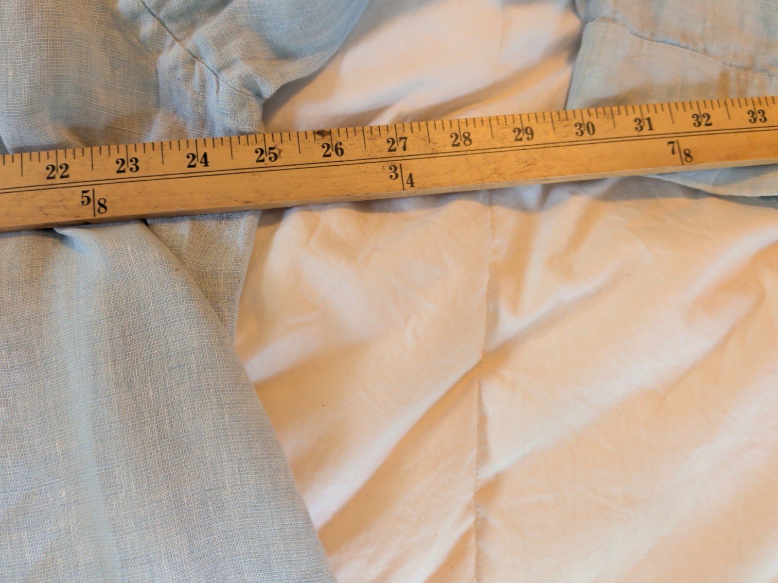 Daniel Cremieux Shirt Men’s X Large Blue 100% Linen Italian Classic Fit Pocket