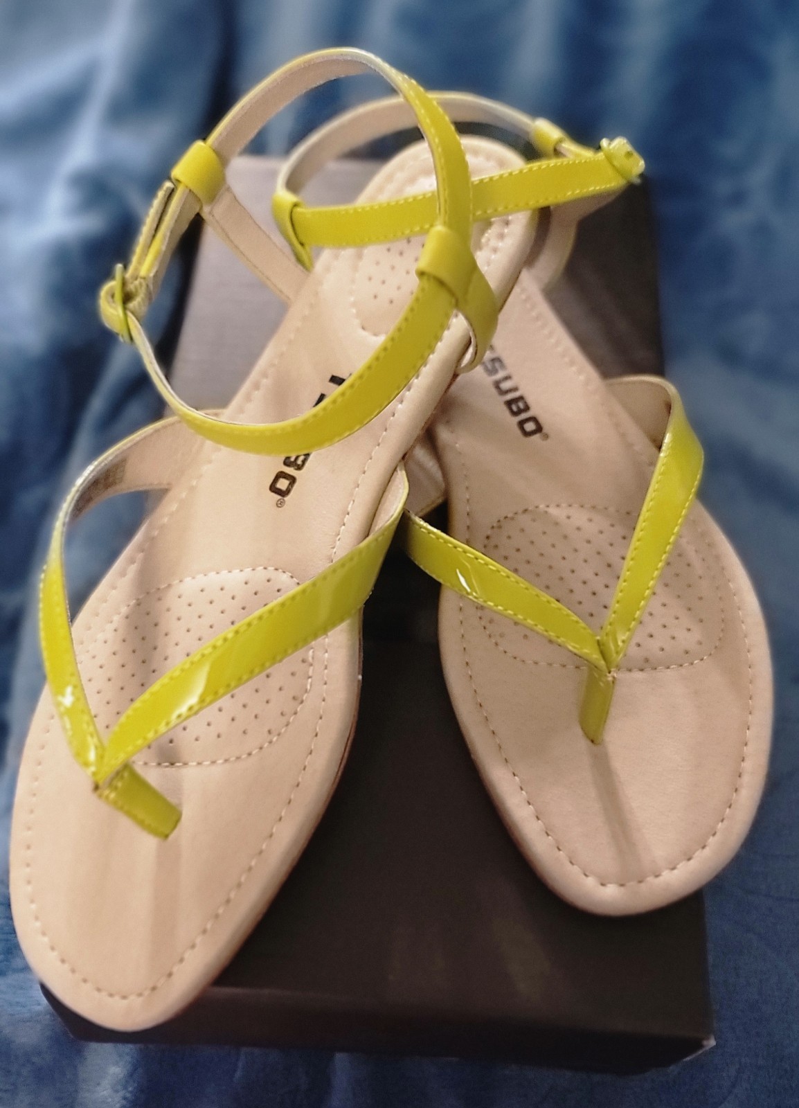 Authentic,Genuine Leather Women’s Sandal Bellah Tsubo Green Oasis M, 73% OFF