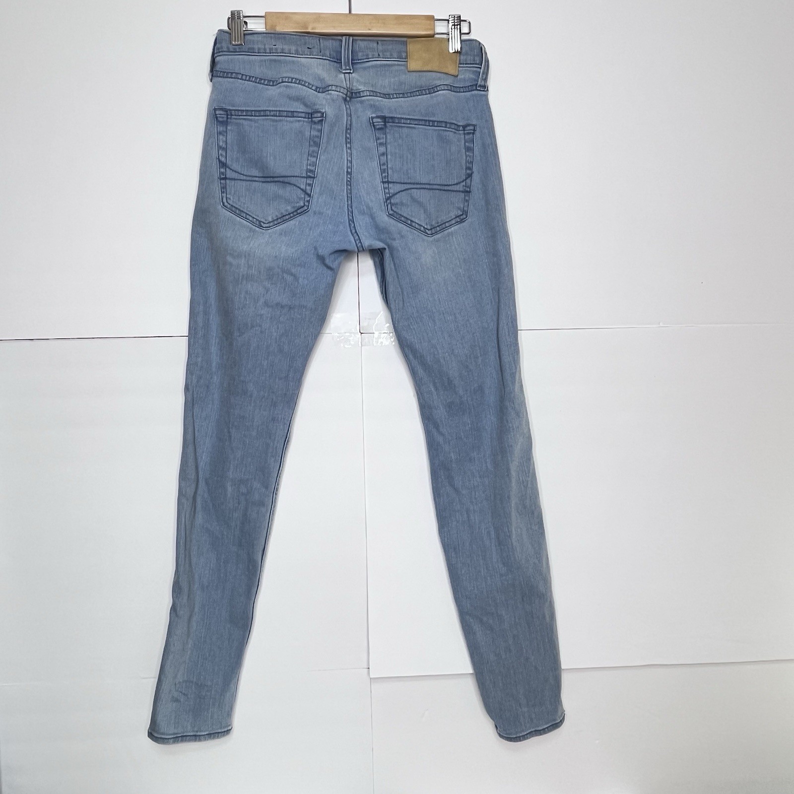 Hollister Women’s Super Skinny Jeans W29 L32 Light Wash