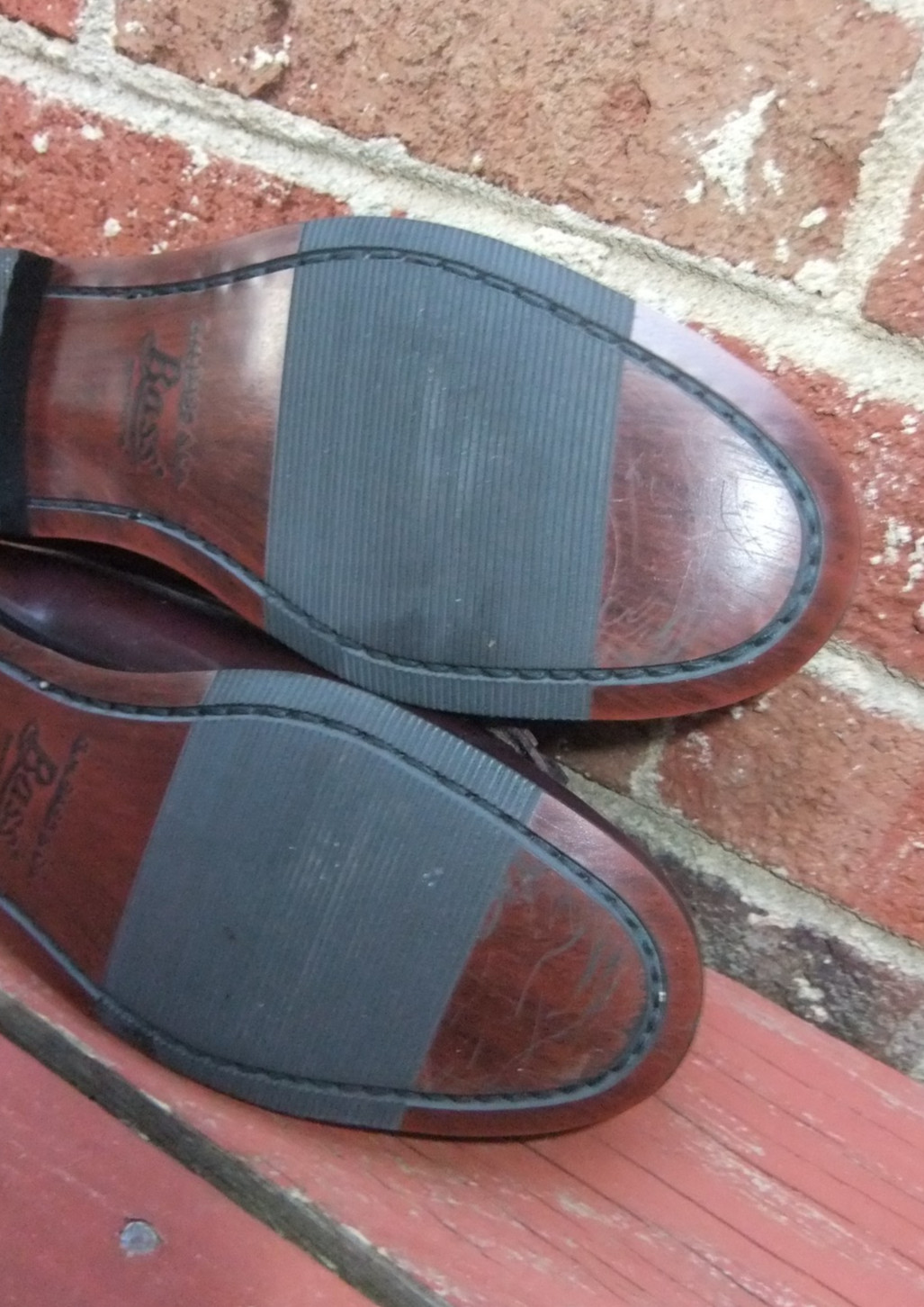 Bass Weejuns Mens Tassel Kiltie Loafers Burgundy Old Money USA 6D