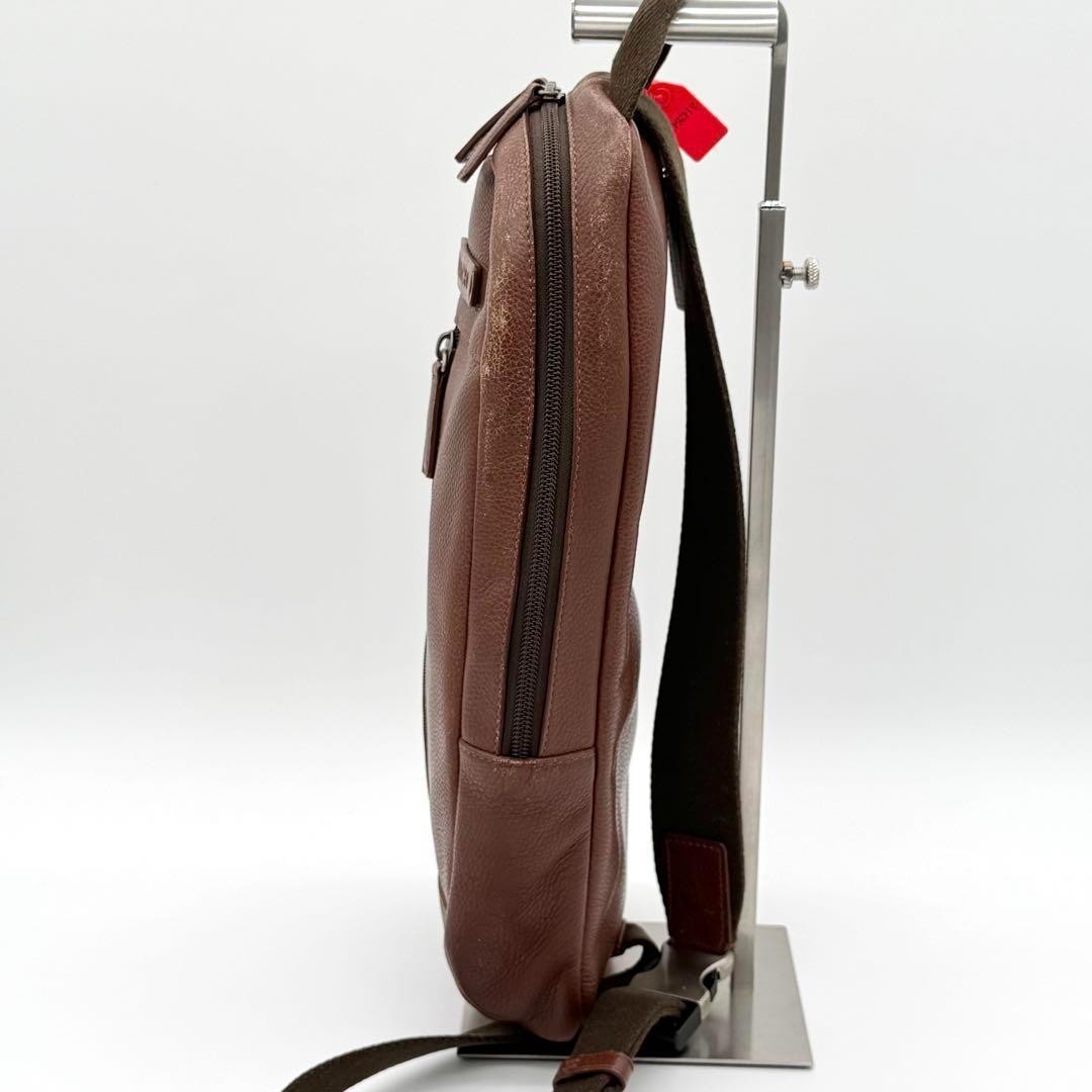 COACH Camden Men’s Brown Leather Body Bag 17cm x 37cm VintageorCOACH Camden