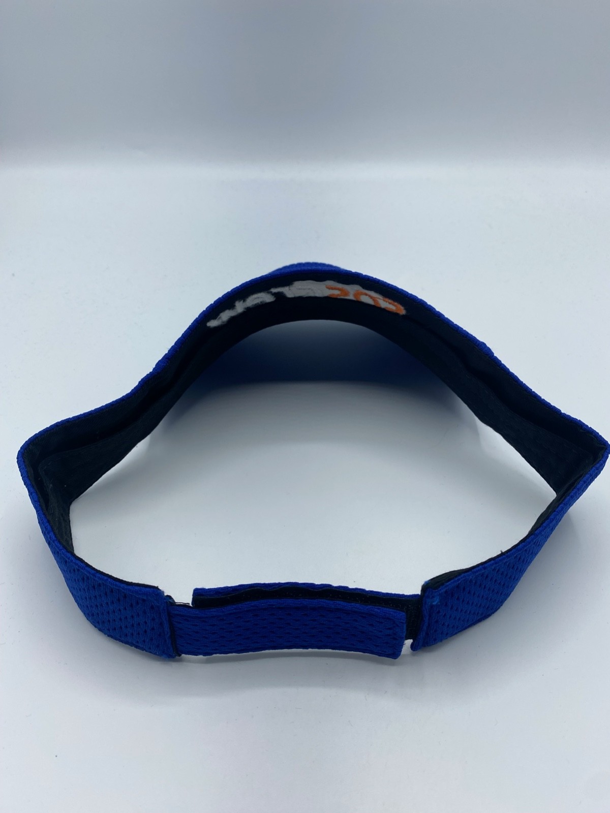 SOS Crew Blue Visor Hat Adjustable Logo Polyester Mesh Adult Outdoor Sun Sport