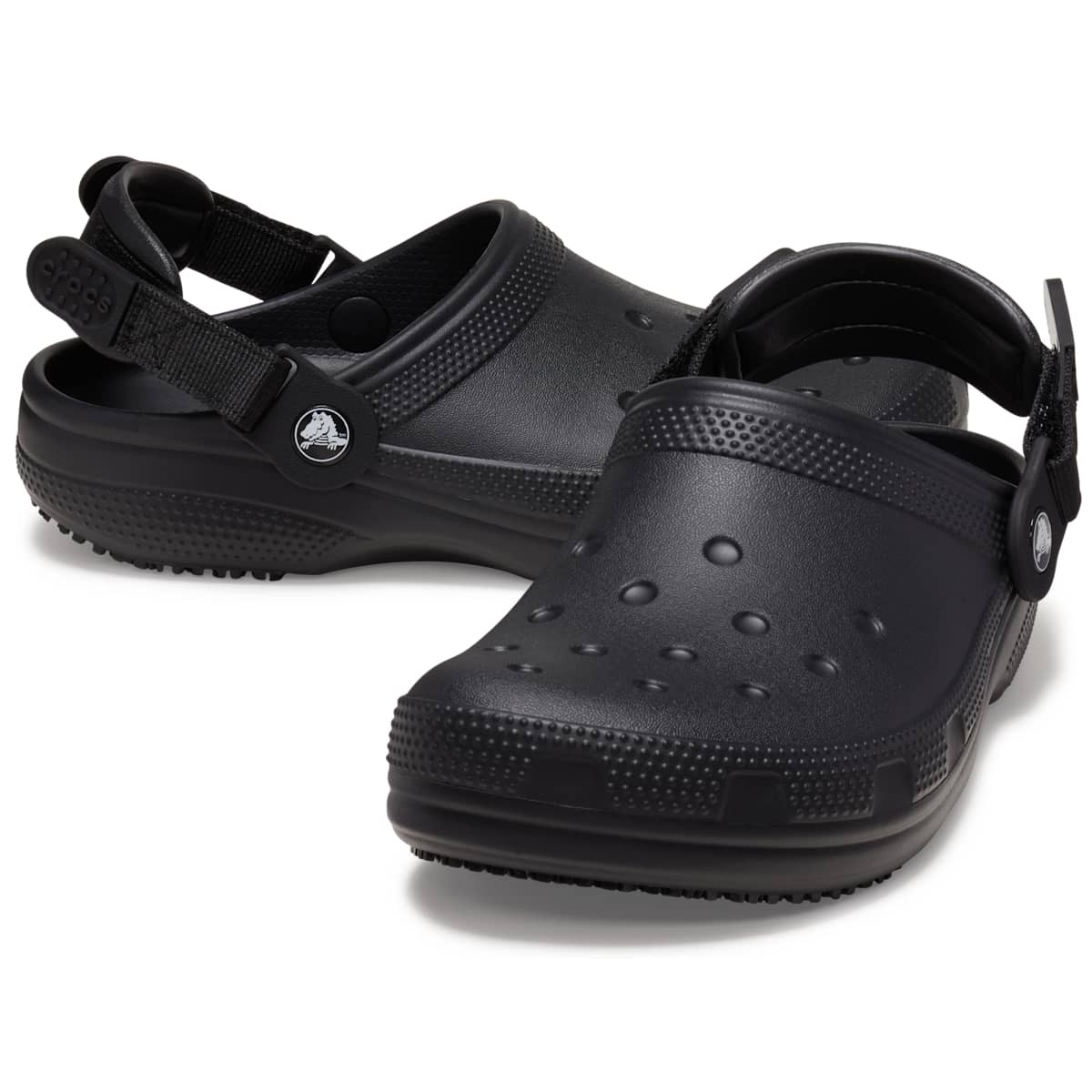 Crocs Adult Classic Work Clogs Adjustable Slip Resistant Work Shoes