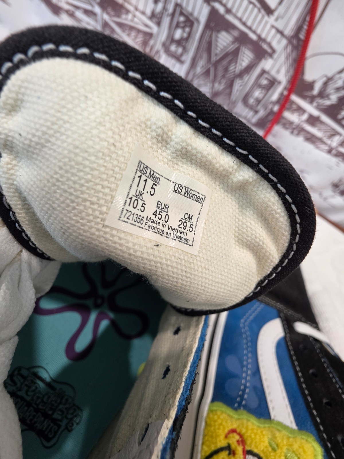 Vans Old Skool x SpongeBob “Smile Patch” – Men’s 11.5