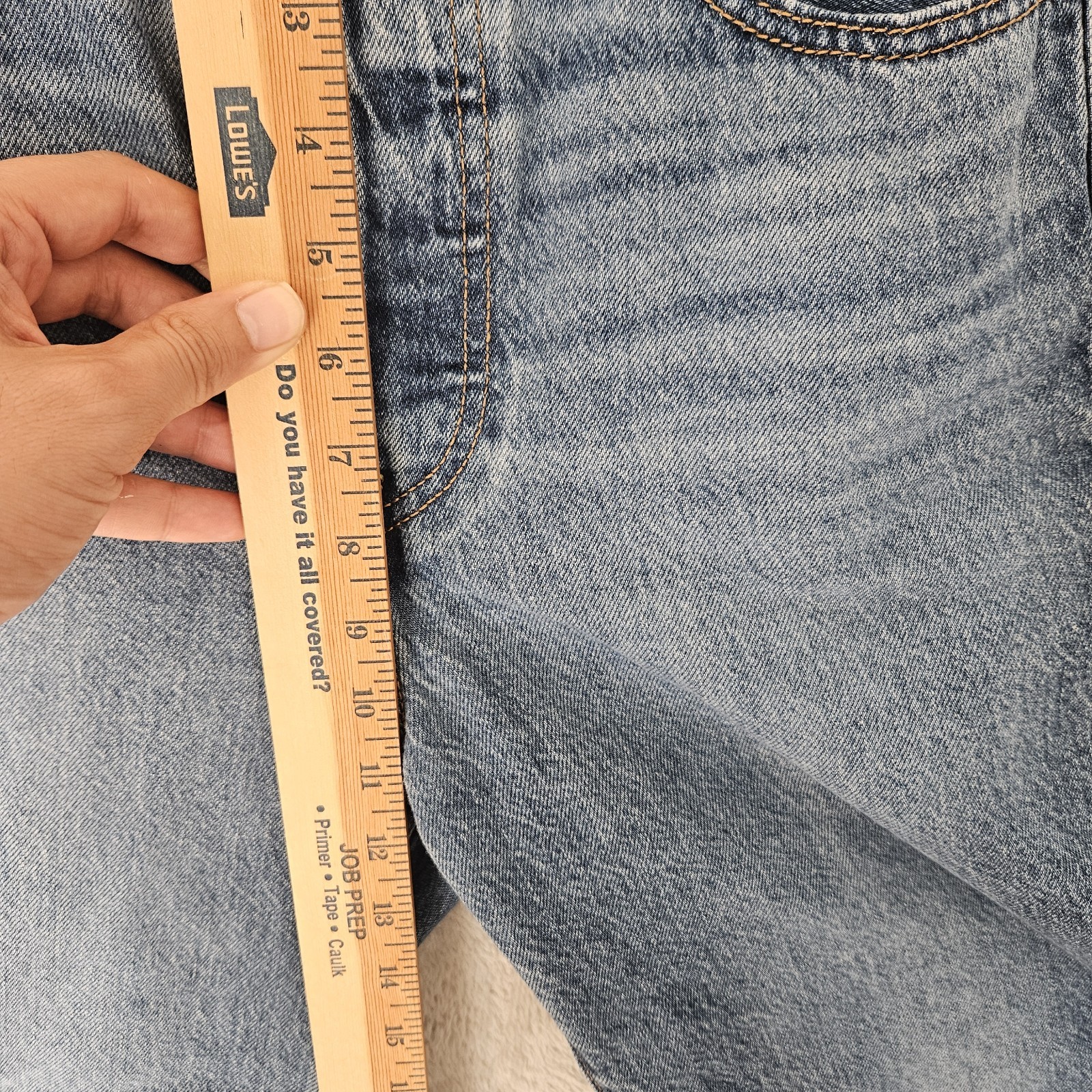 Levis Big E Ribcage Straight Ankle Jeans Women’s Size 27×27 (Actual 27×27) Blue