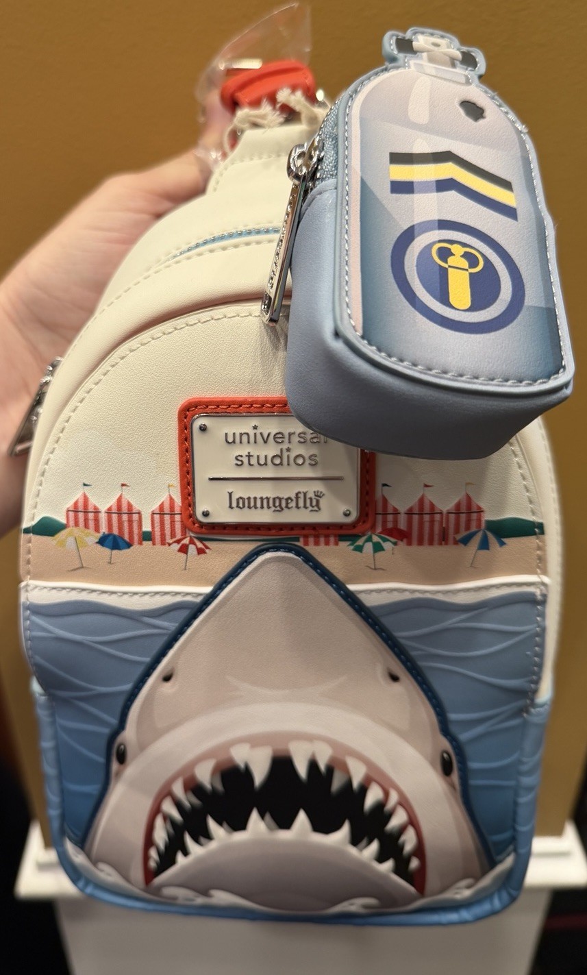 Universal Studios Exclusive Loungefly Jaws Compact Sling Bag