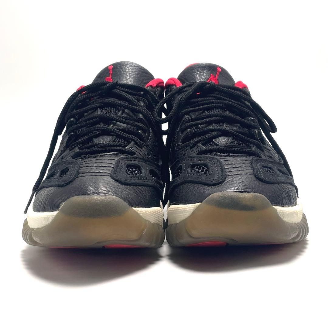 Nike Air Jordan 11 Low Retro IE OG Bred 1996 Mens 25cm Black True Red Authentic