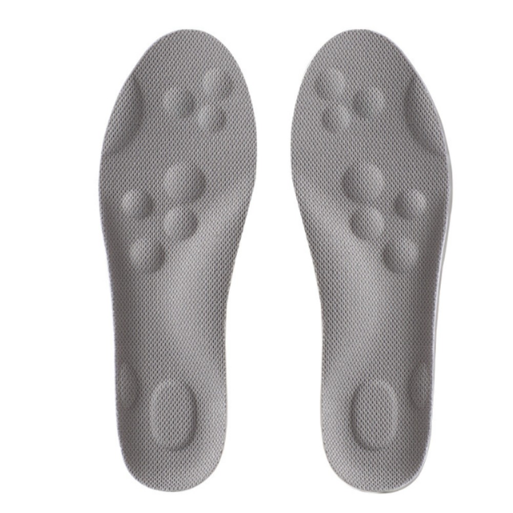 1 Pair of 4D Sports Insoles for Enhanced Comfort, Shock-absorbing and Breathable