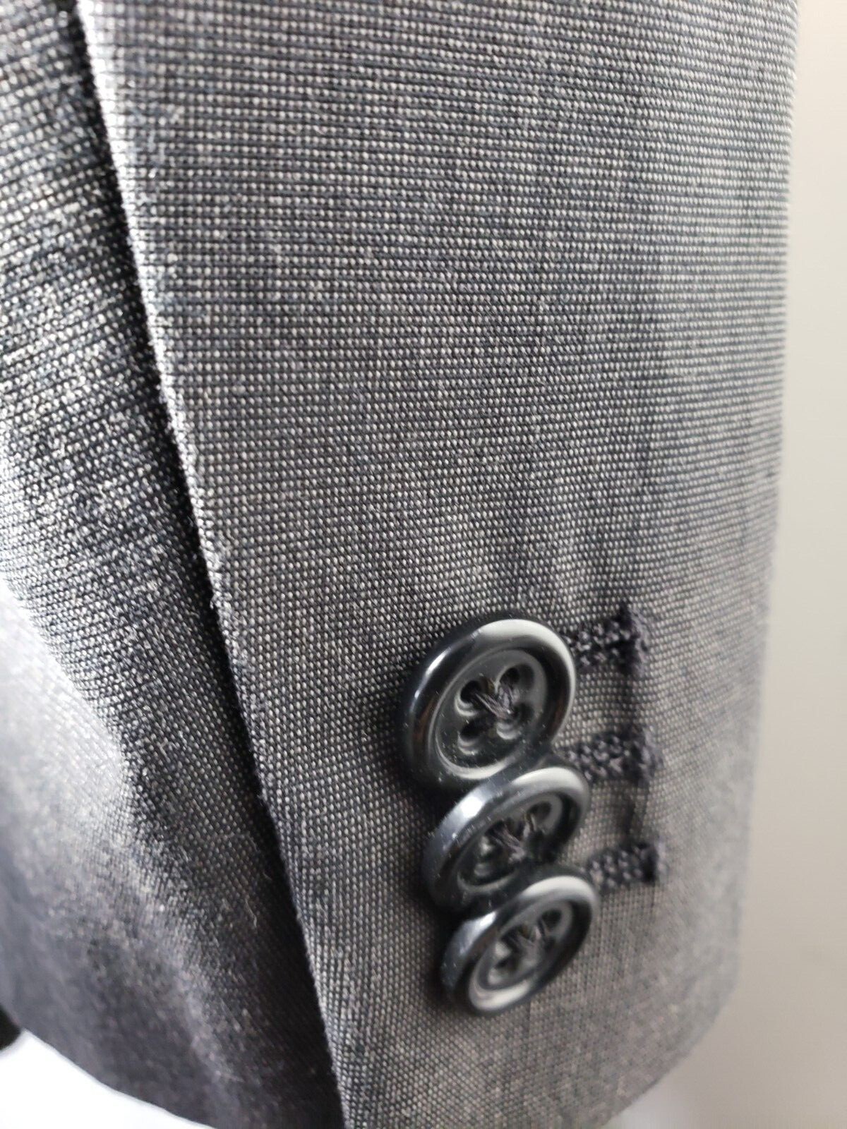 Men clothing Banana Republic suit size 38 2 piece cotton %2 elastane