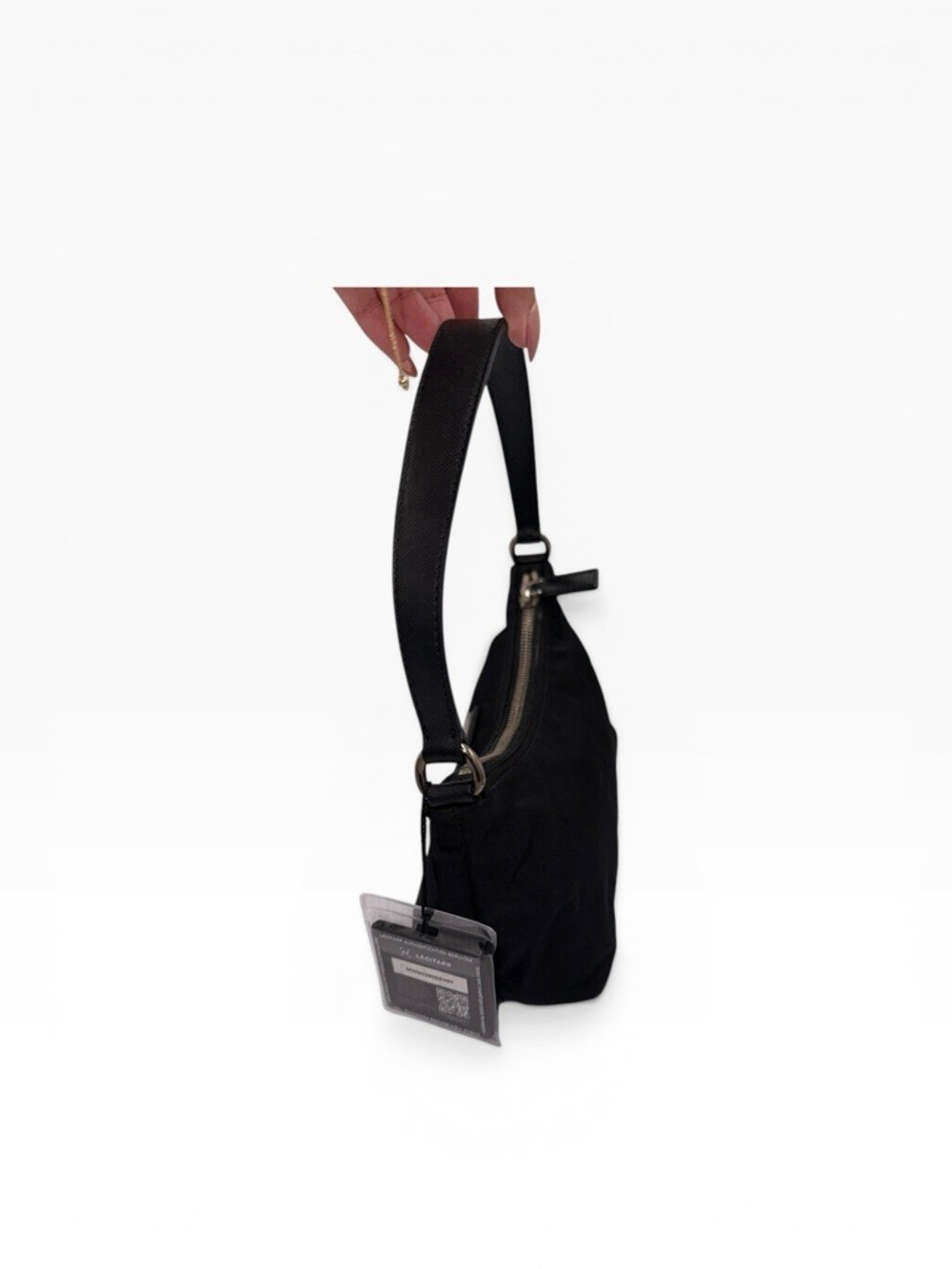 Prada Re-Edition 2005 Re-Nylon Mini Shoulder Bag Black Authenticated