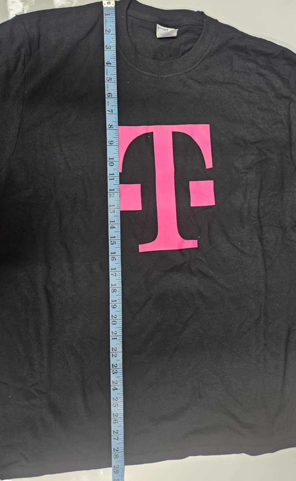 T-Mobile 100% Cotton Long Sleeve Black Pink Tshirt Size Medium New