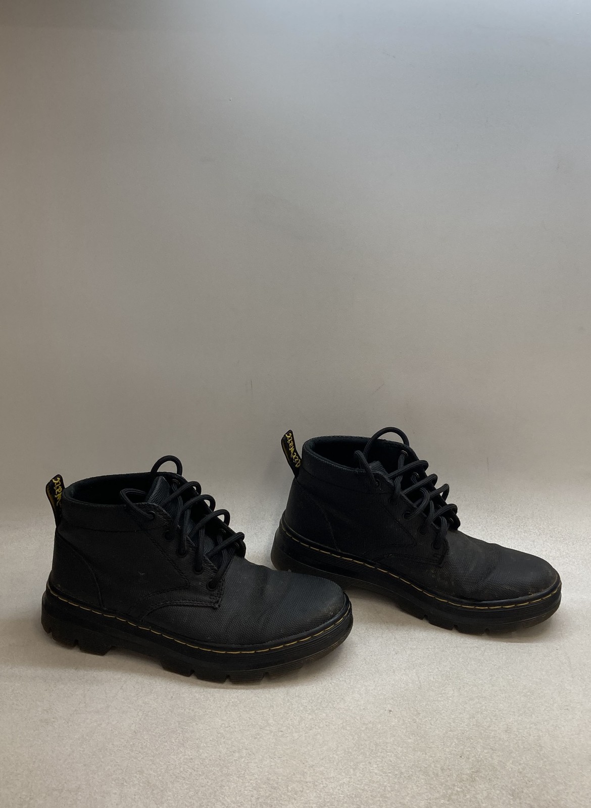 Dr. Martens Bonny Tech Black Canvas Nylon Chukka Boots Women’s Size 6