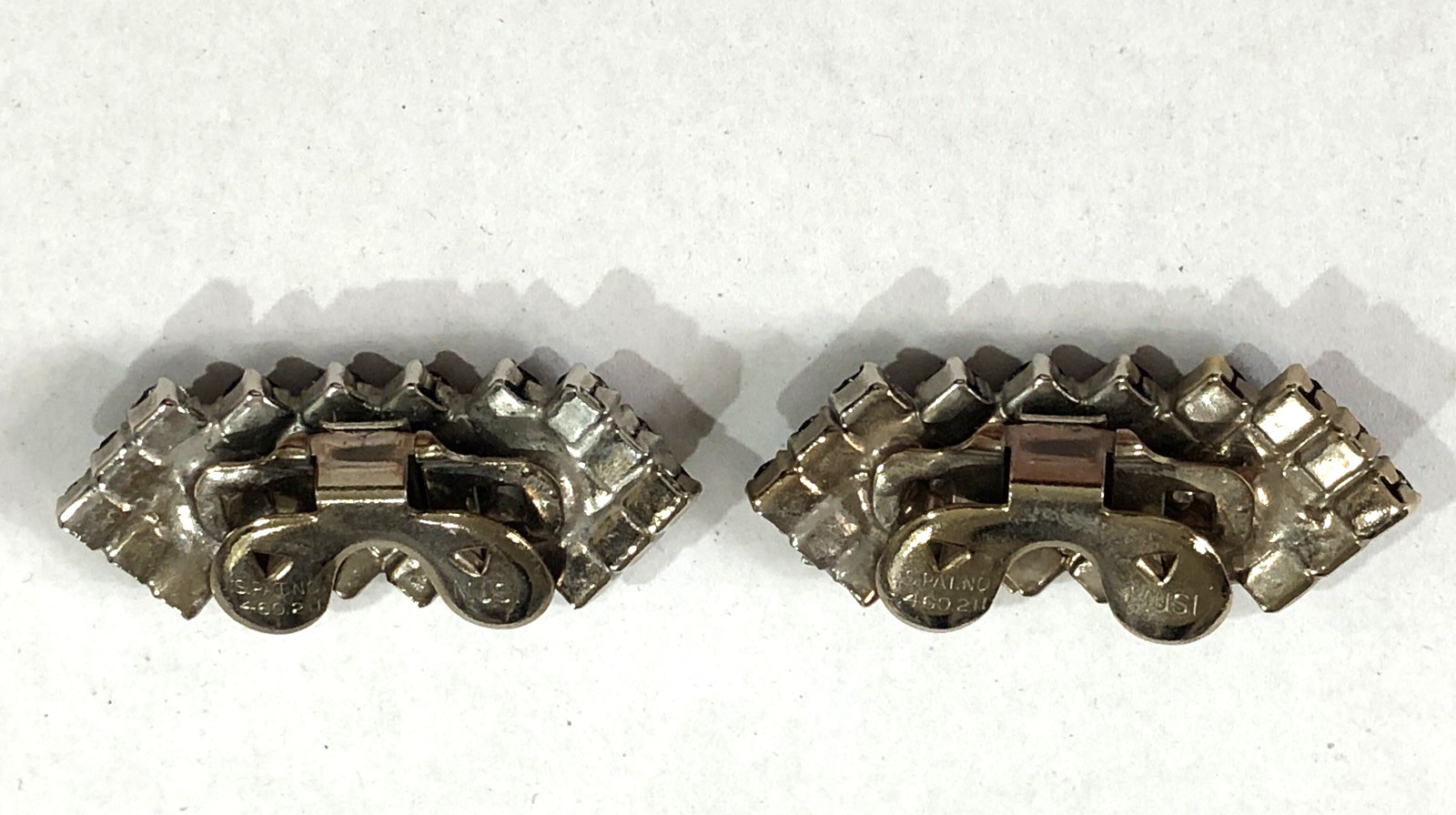 Musi Shoe Clips Black Rhinestone 1.75 inch – Vintage