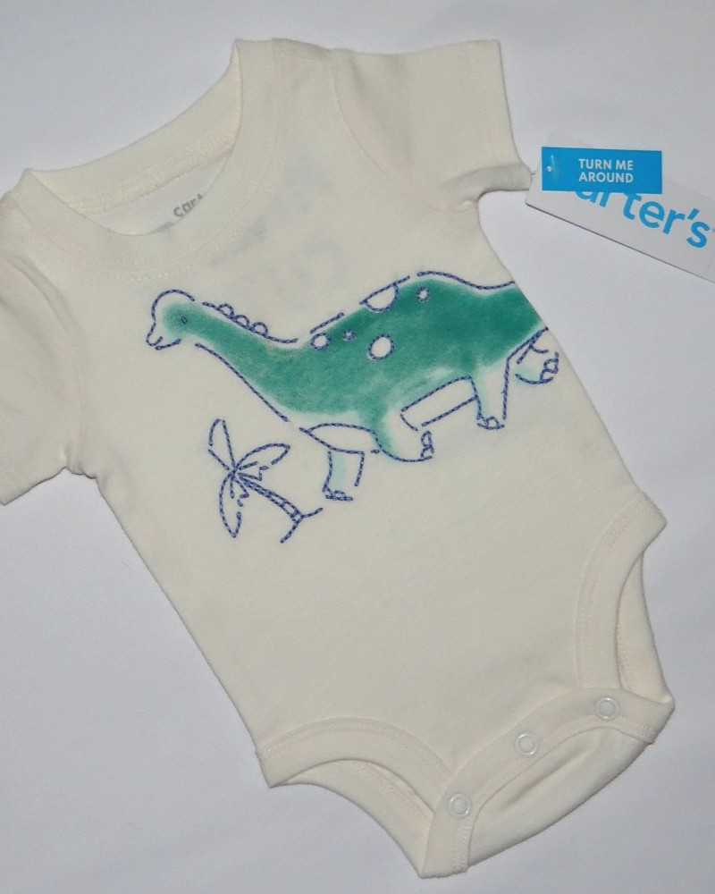 Baby boy clothes, 12 months, Carter’s 2 piece Dino set/ SEE DETAILS ON SIZE~