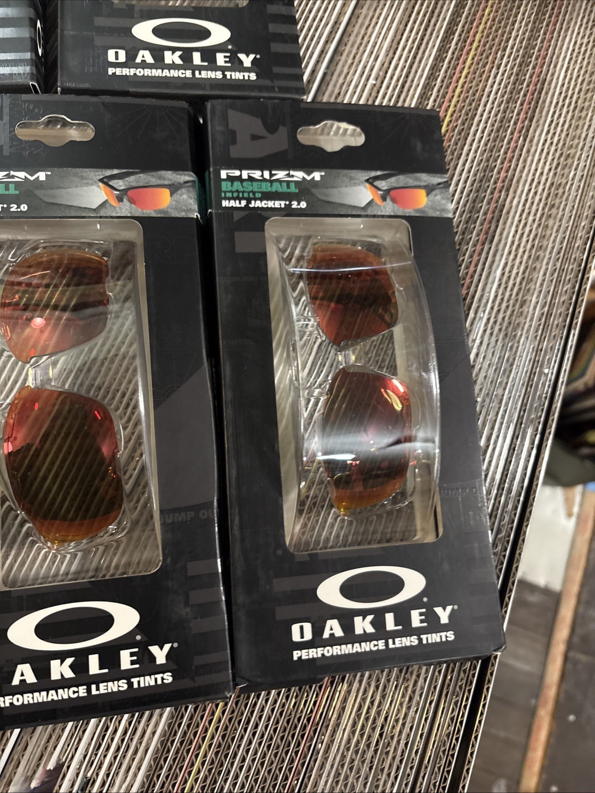 Oakley Half Jacket 2.0 Red Prizm Lenses Brand New In Box Lot Of 5 Fast S/H