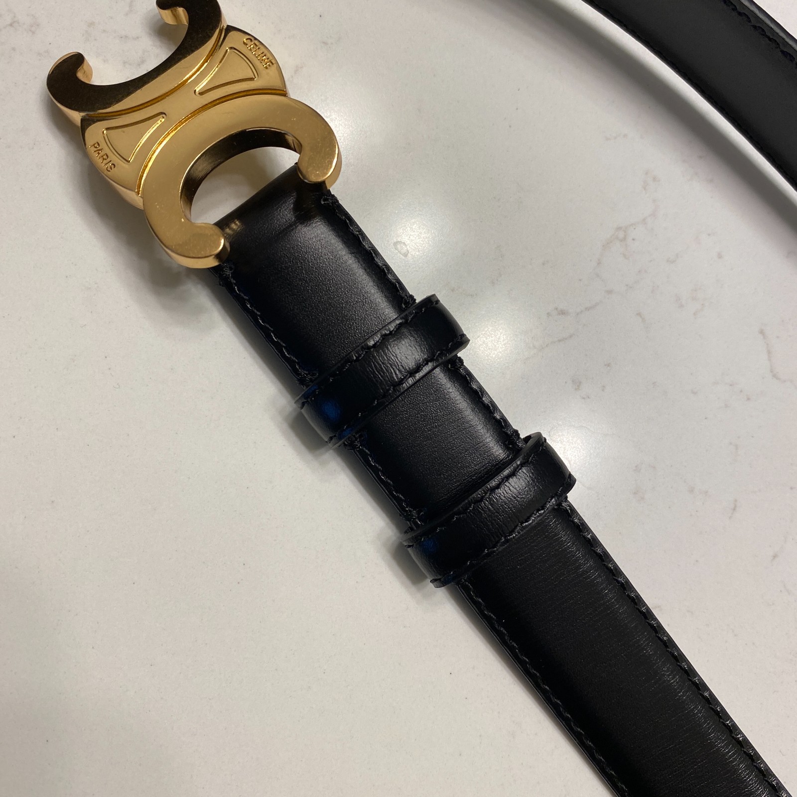 Celine Medium Triomphe Belt Size 85