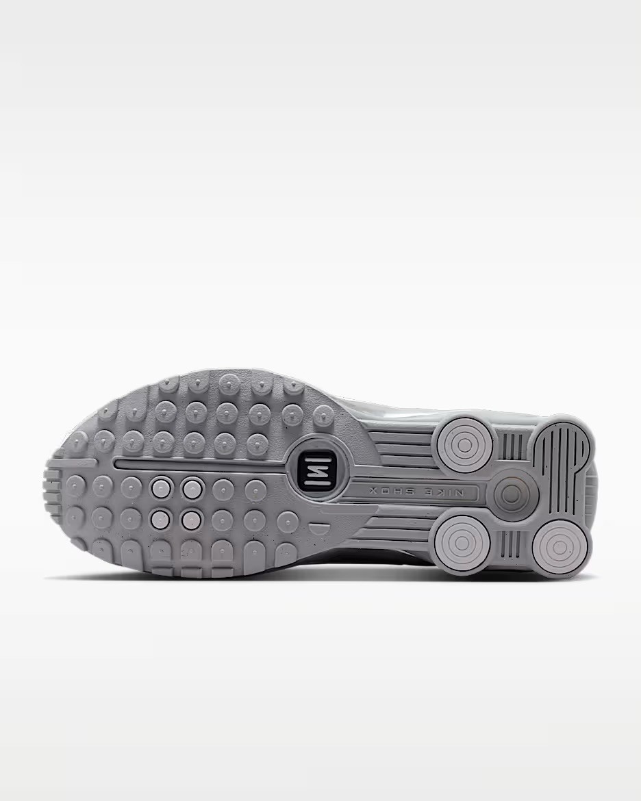 Nike Shox R4 SE Metallic Silver White Grey Athletic Sneaker IR5163-001 Men Sizes