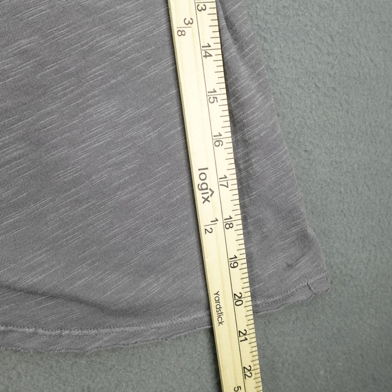 Cato Plus Sportswear Top Women’s Size 8/20W Gray Long Sleeve Bow Front NWT!