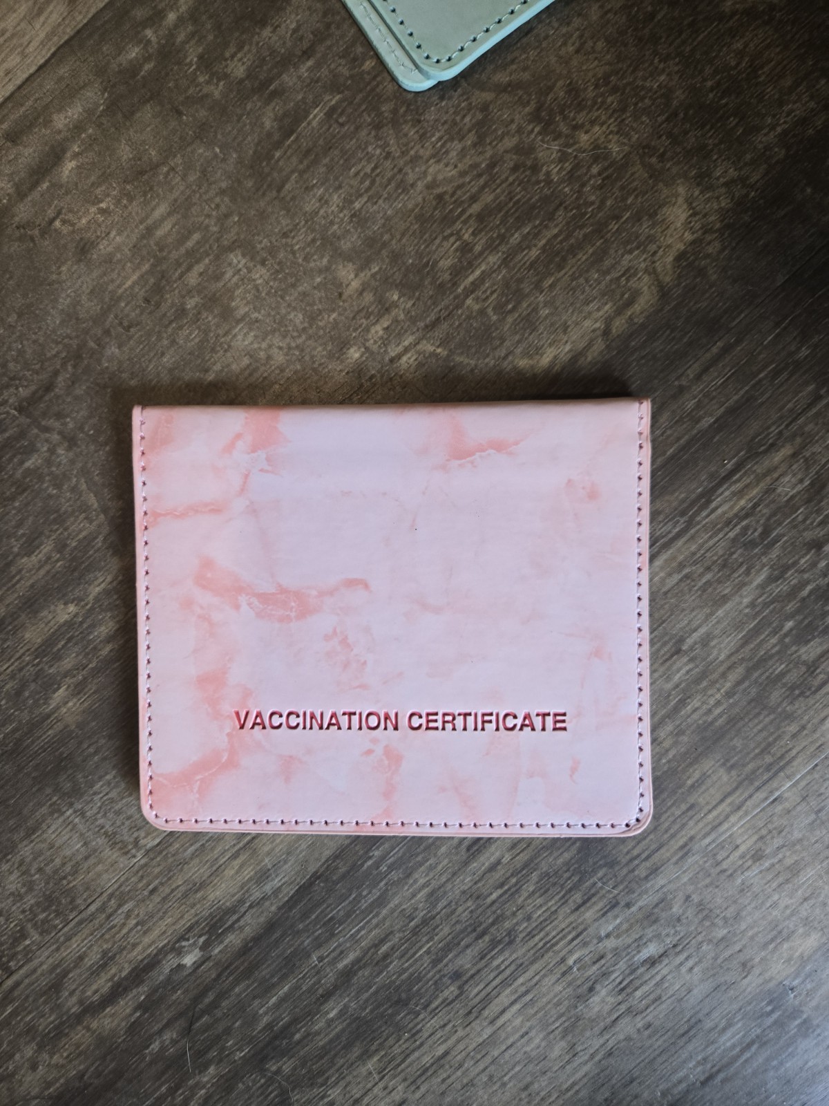 Marble Pattern Multicolor ID & Badge Holder Synthetic with Plastic Divider