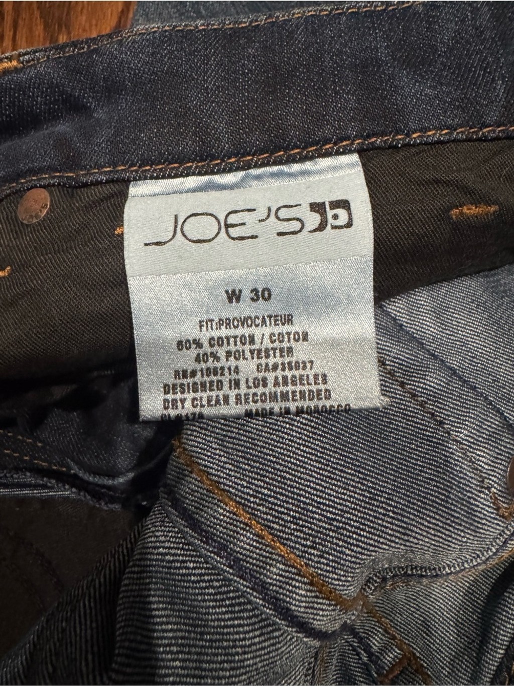 Joe’s Jeans Provocateur Bootcut Denim Jeans Women’s Size 30 Dark Wash