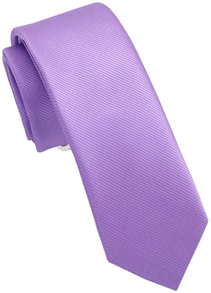 Fortunatever Mens Solid Color Tie, Pocket Square, Neckties, Regular or Skinny