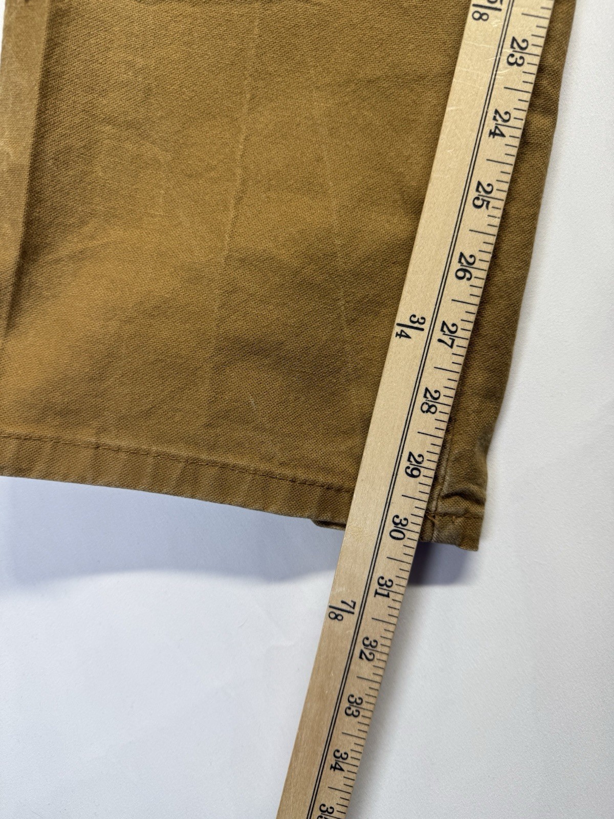 Dickies Pants Mens 32×30 Brown Canvas Carpenter Relaxed Hammer Loop Workwear