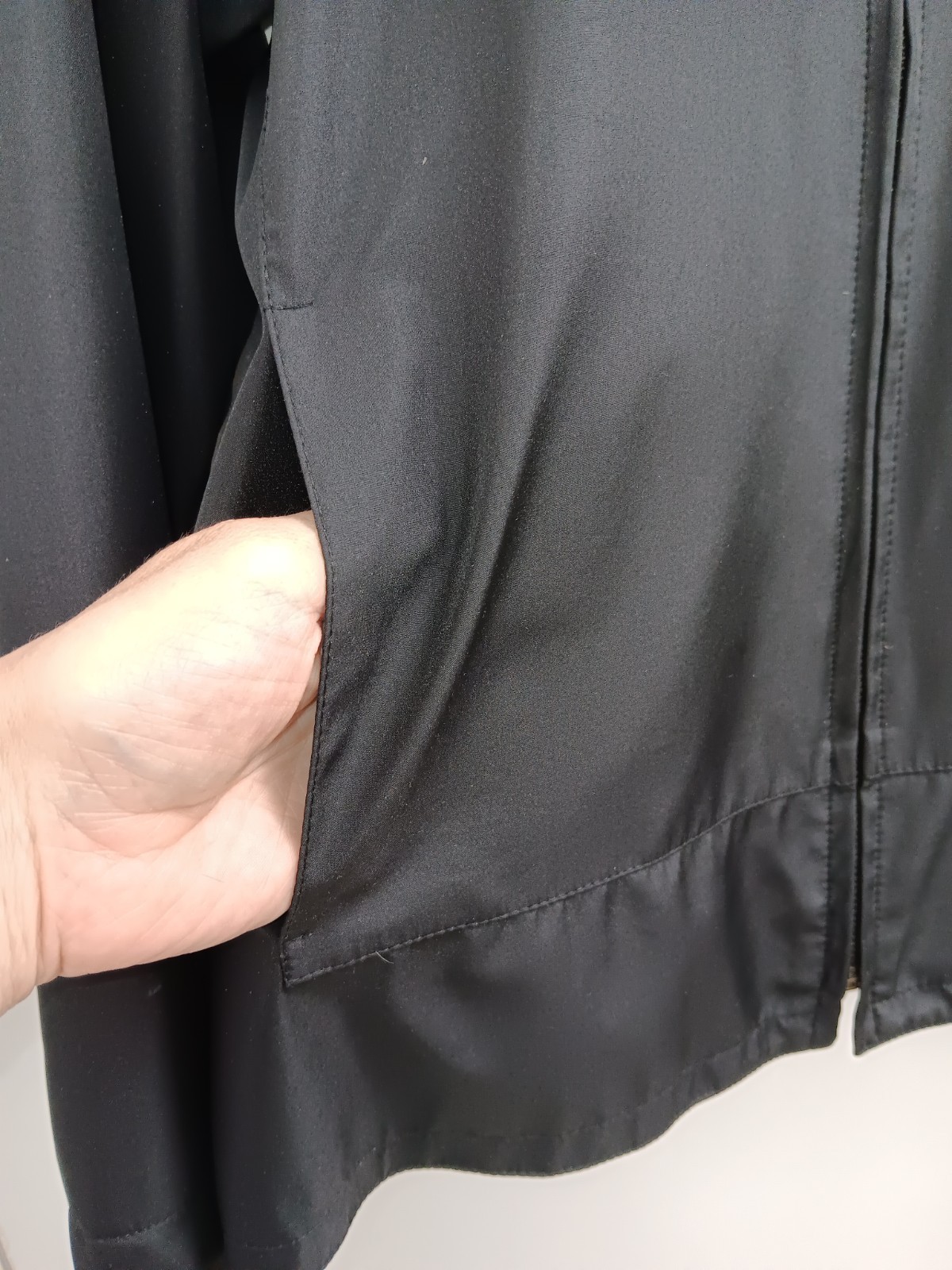 Prada Sport Vintage Polyester Zip Up Jacket Black Women’s Size L/XL