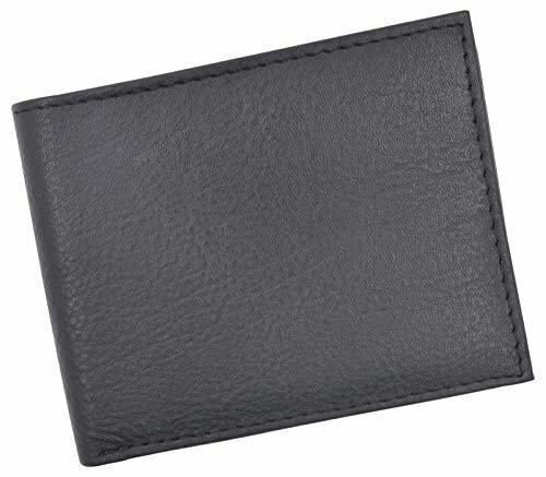 Cavelio Premium Leather Men’s Slim Thin Classic Bifold Wallet