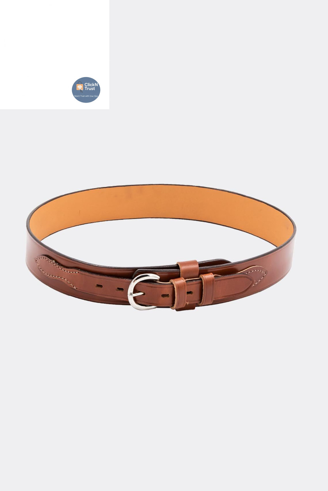 Bianchi B4 Ranger™ Belt, 1.75″ Width, Plain Tan Finish, Brass 40,