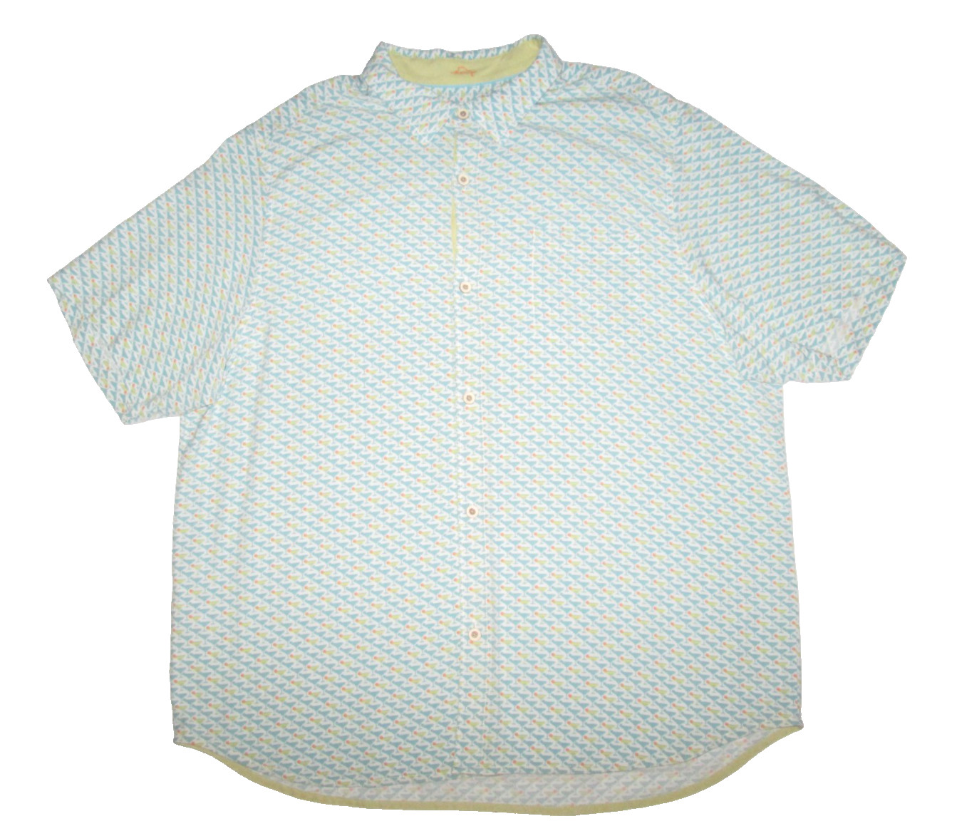 Tommy Bahama Veracruz Cay Martini Cocktail Print Shirt XXL
