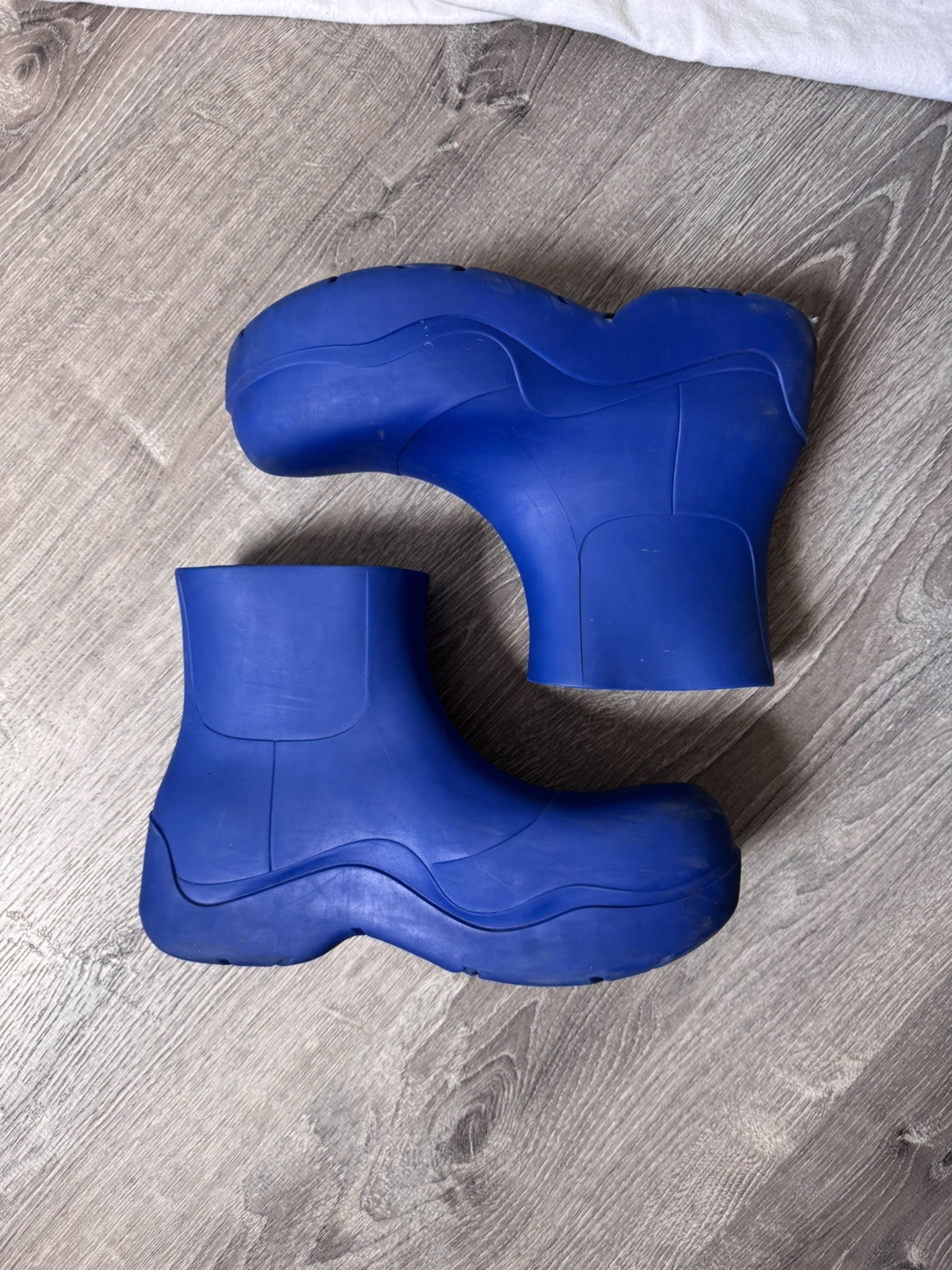 Bottega Veneta Blue Puddle Boots