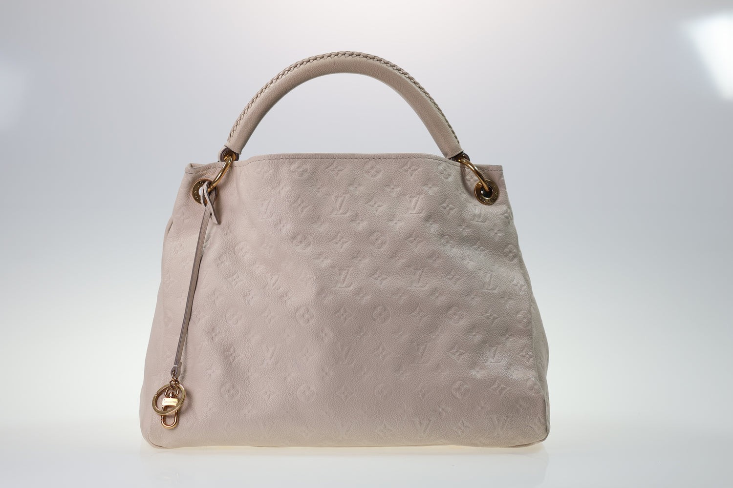 LOUIS VUITTON Artsy MM Monogram Empreinte Cream White
