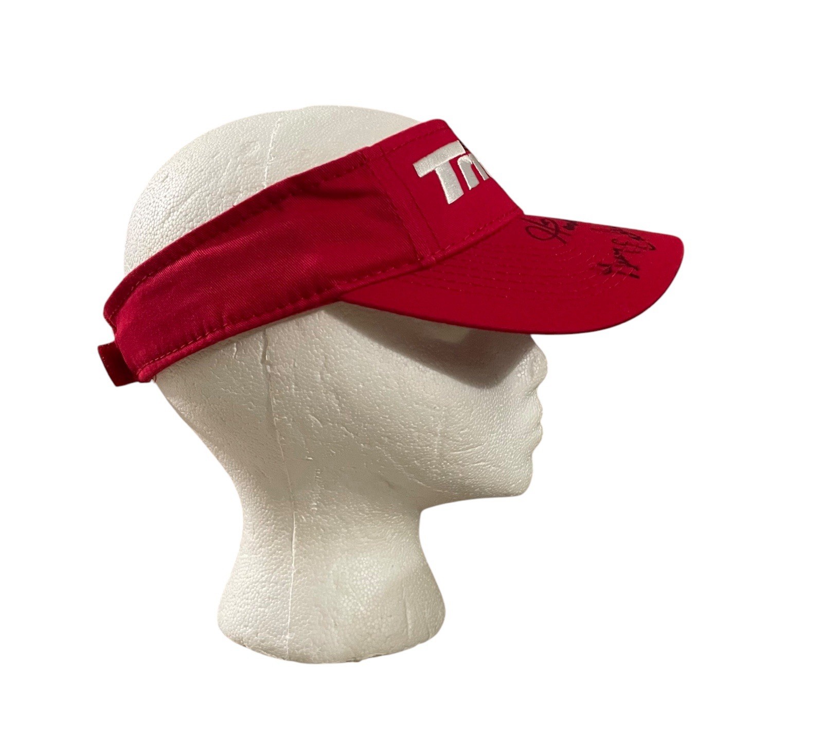 Official Triton Boats Visor Hat Signed By Hank Parker & Guy Eaker / Bassmaster