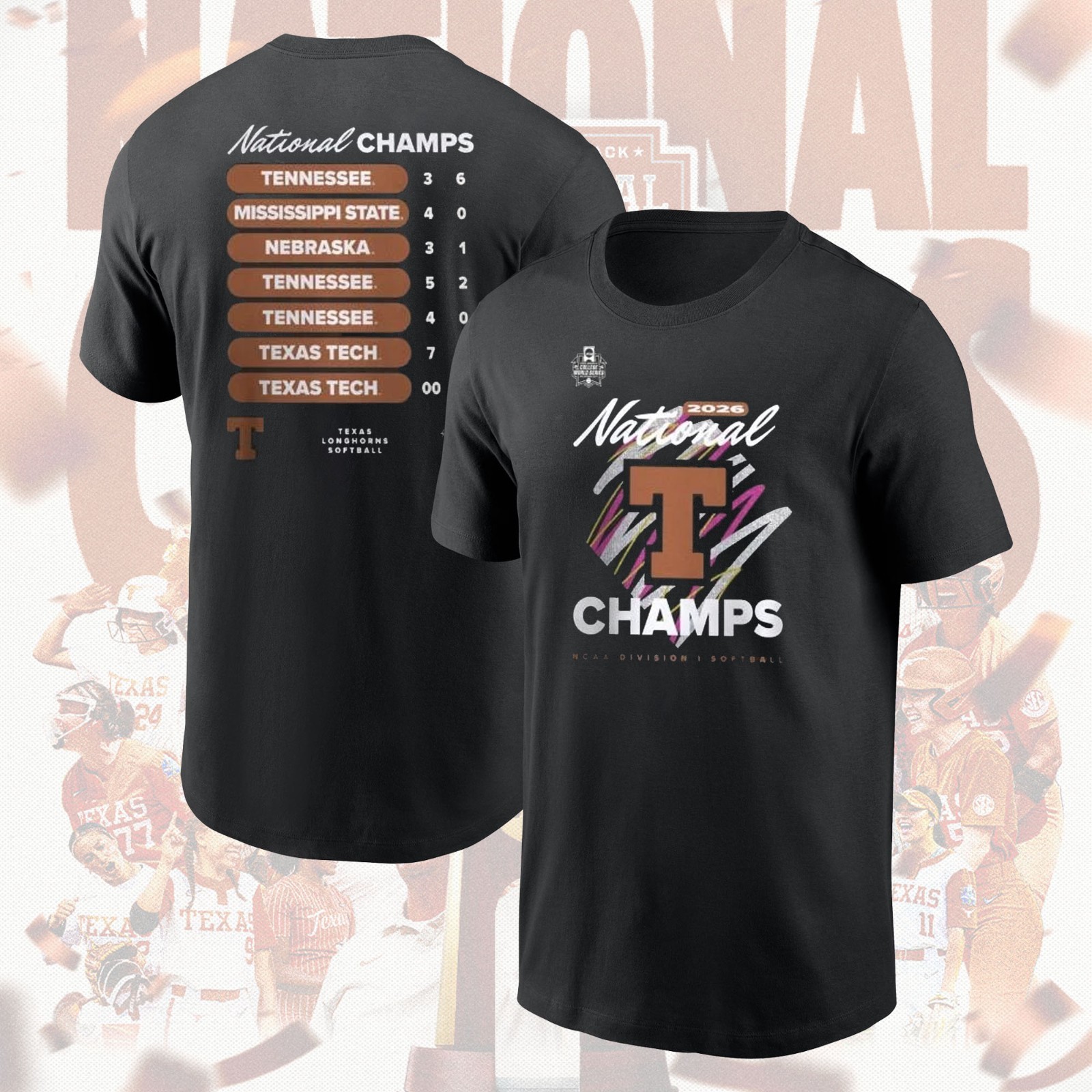 HOT NEW! Texas Longhorns Softball 2026 NCAA National Champions Gift For Fans